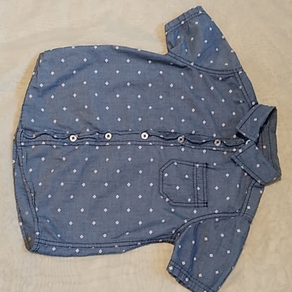 Boys blue denim top 4/5